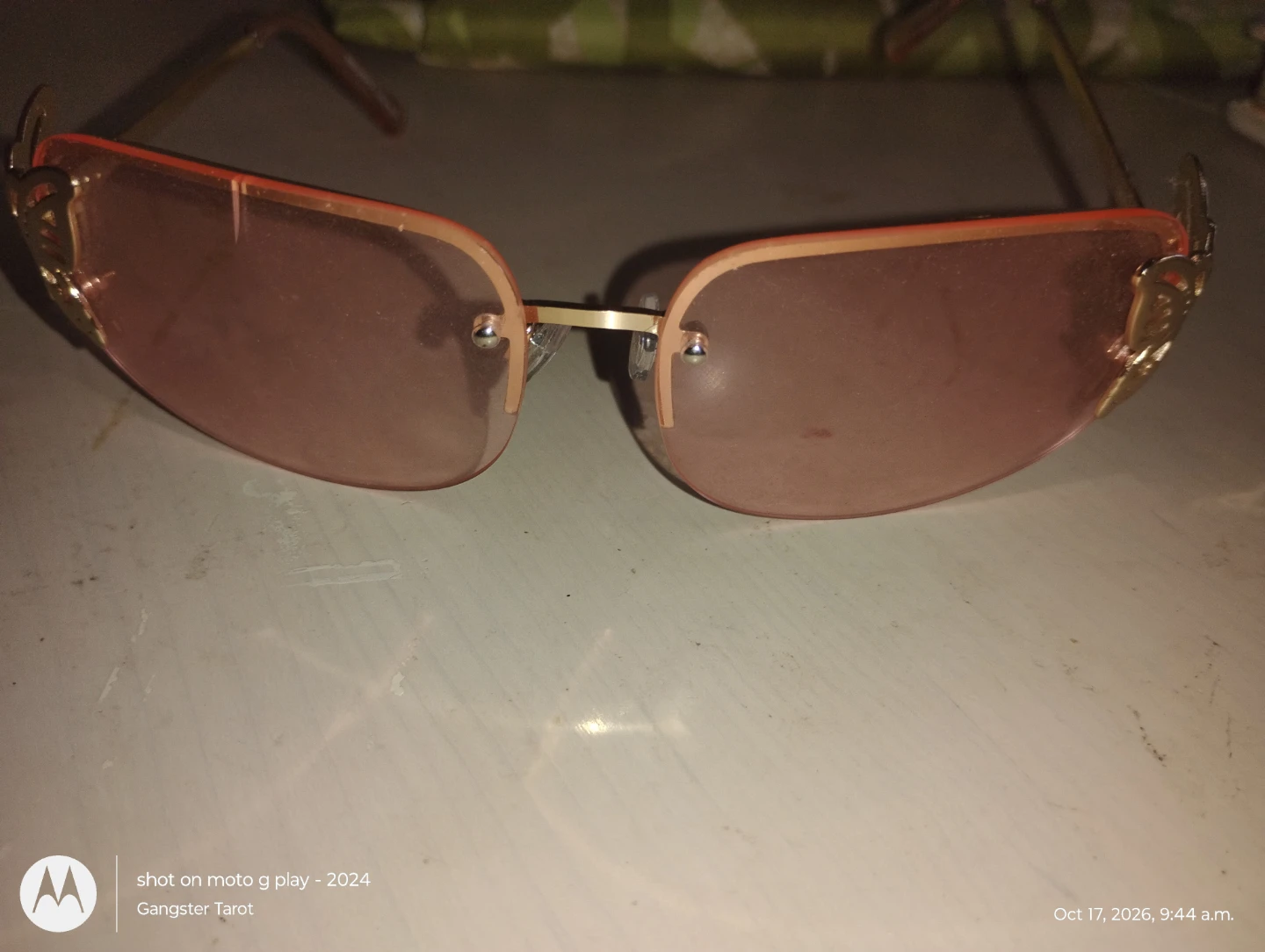 Butterfly Rimless Sunglasses