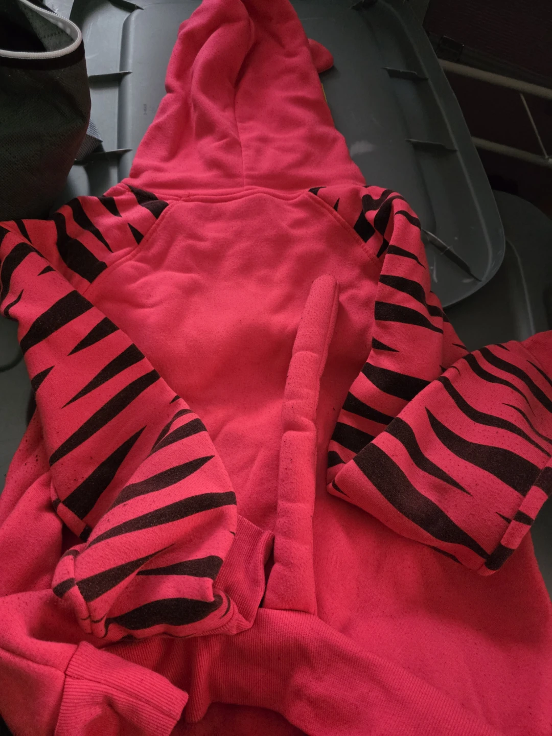 Halloween Pink Tiger Costume Hoodie - photo 2