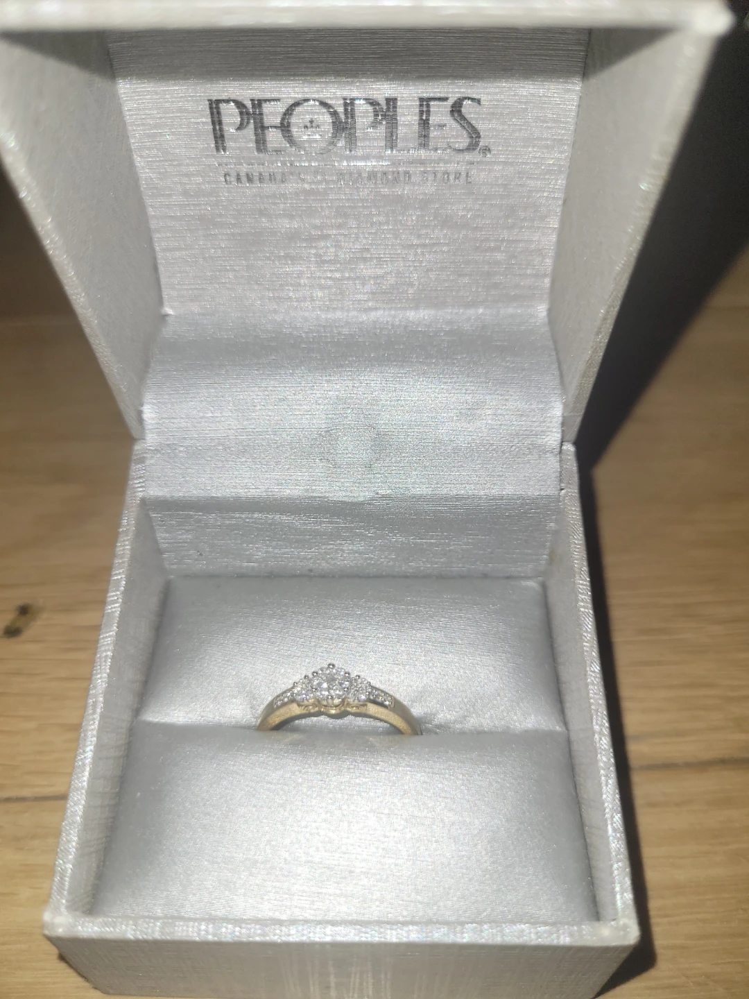 Peoples Diamond Cluster Ring - photo 2