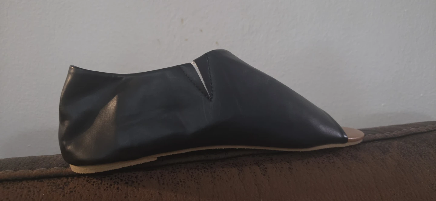 Black Open Toe Sandals