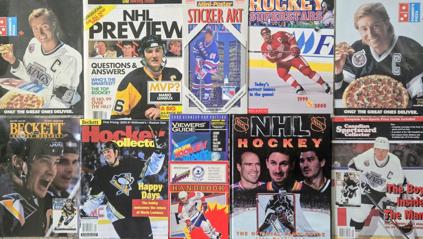 Pristine 1990's Hockey Memoribillia Lot, Gretzky, Lemieux
