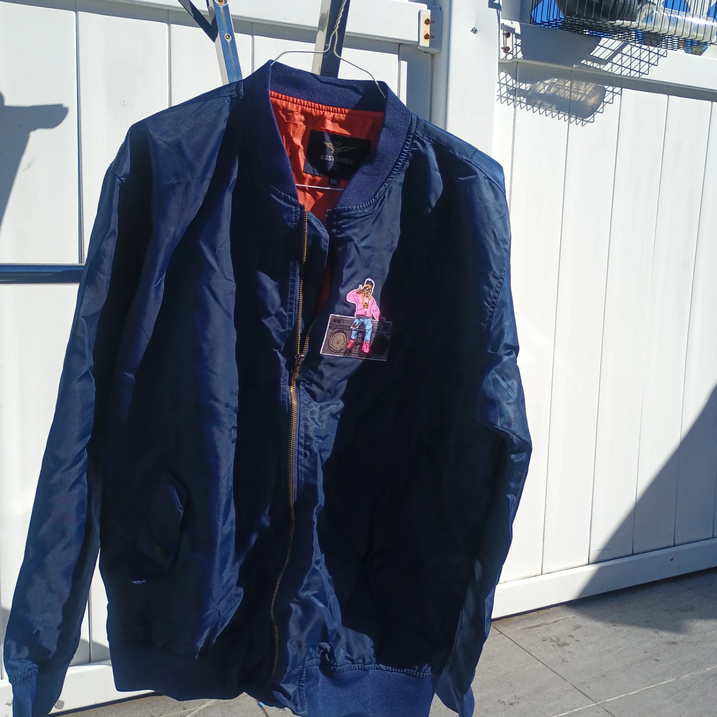 ASSTSERIES Navy Bomber Jacket Size 5XL - photo 5