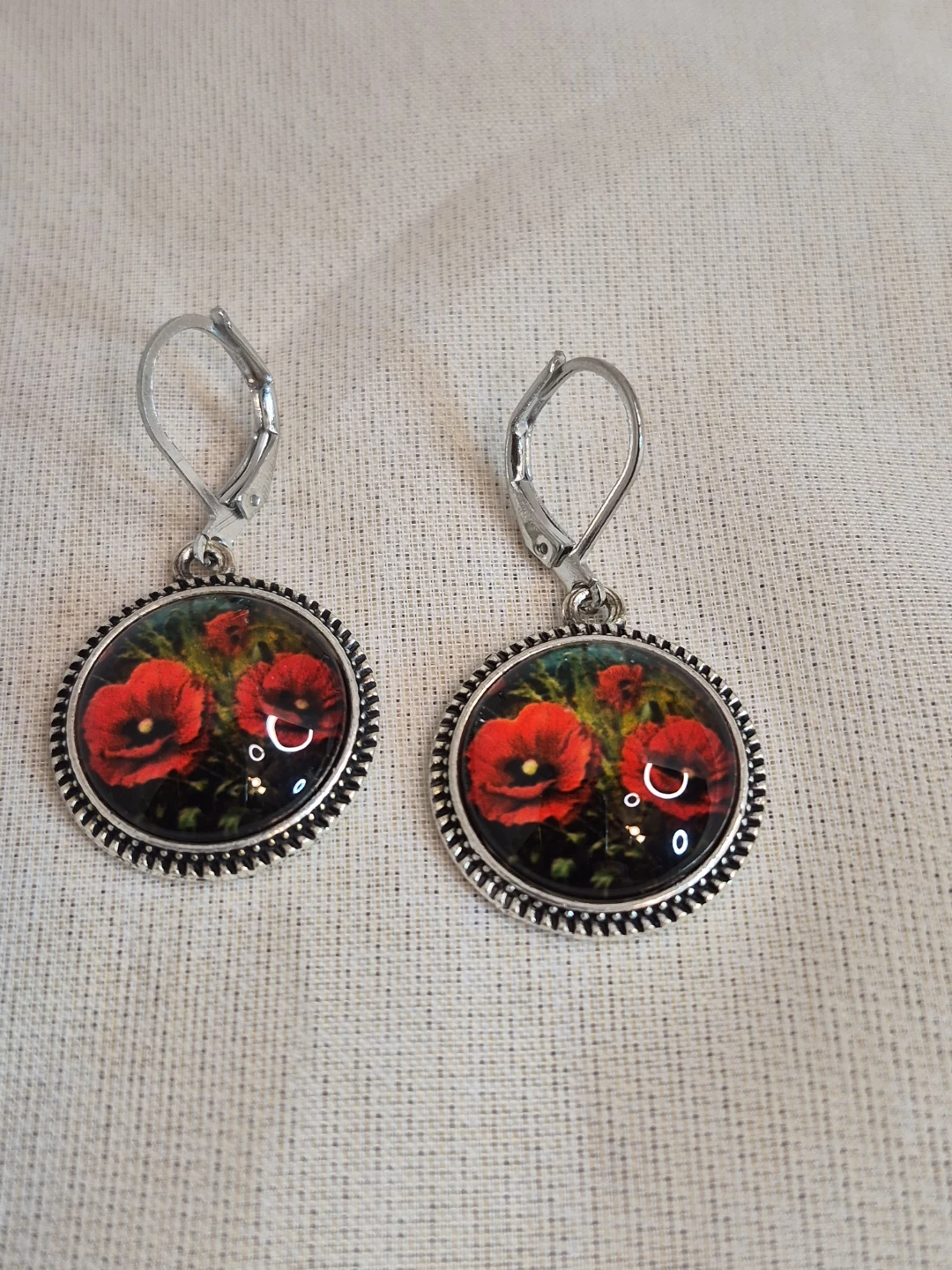 Beautiful Poppy Fashion Earrings - photo 3