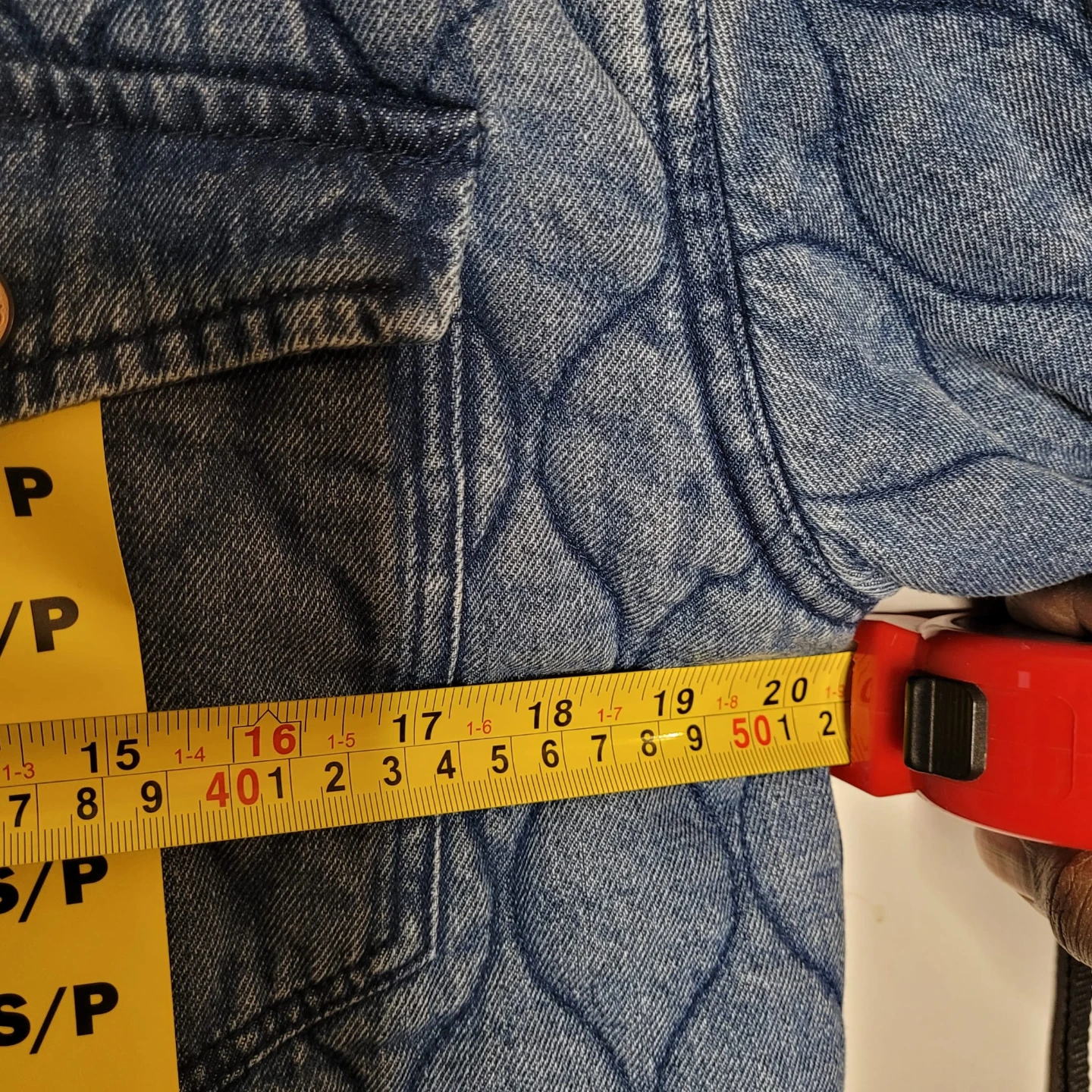 Quilted Denim Shirt Jacket - photo 5