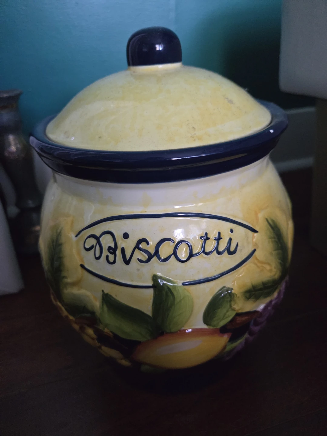 Ceramic Biscotti Jar