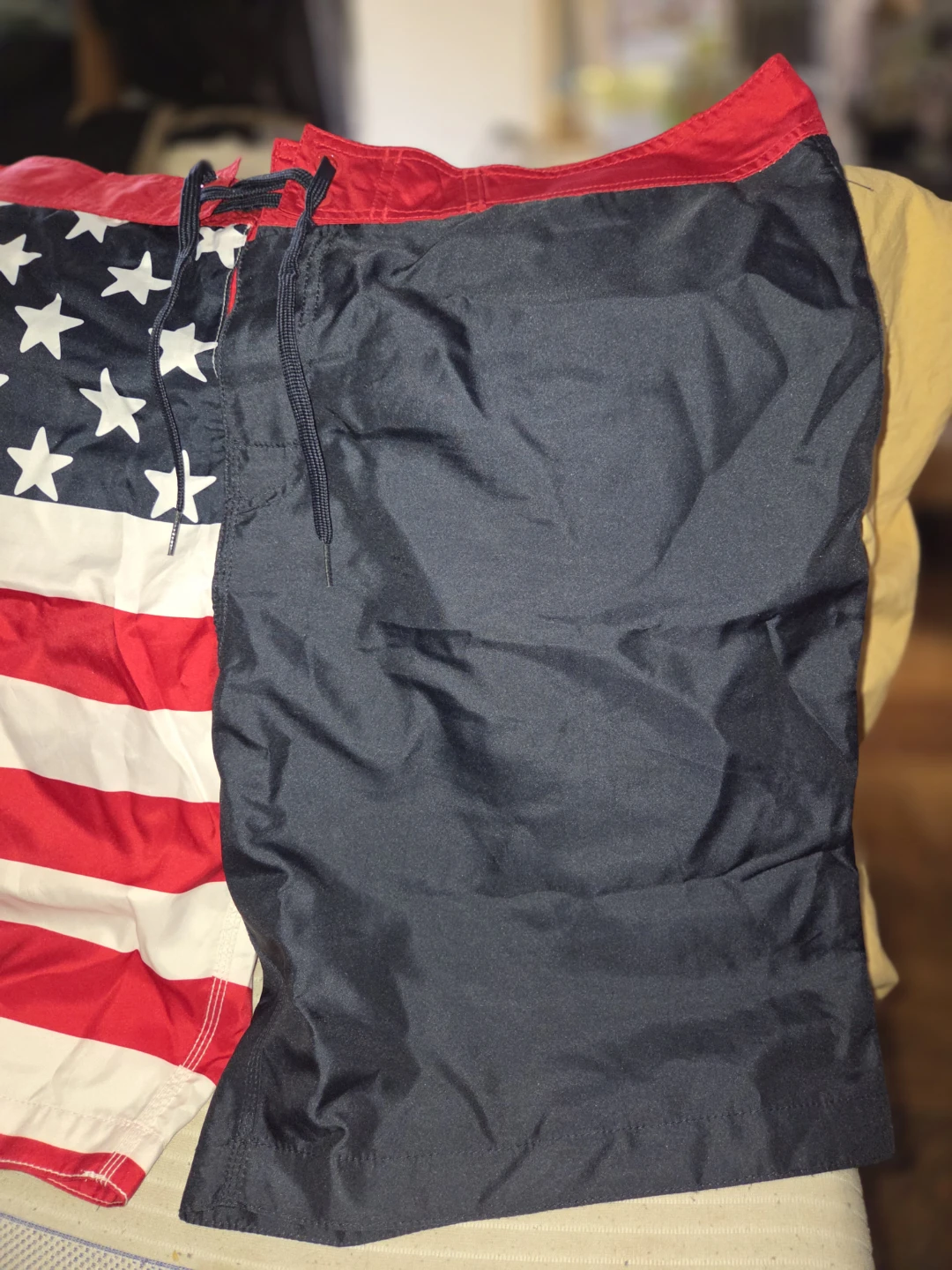 Old Navy 'Stars & Stripes' Swimming Shorts in a Men's 2X