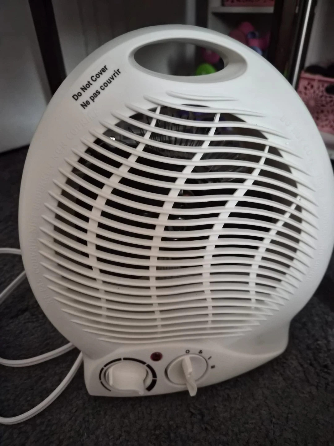 White Electric Personal Space Heater