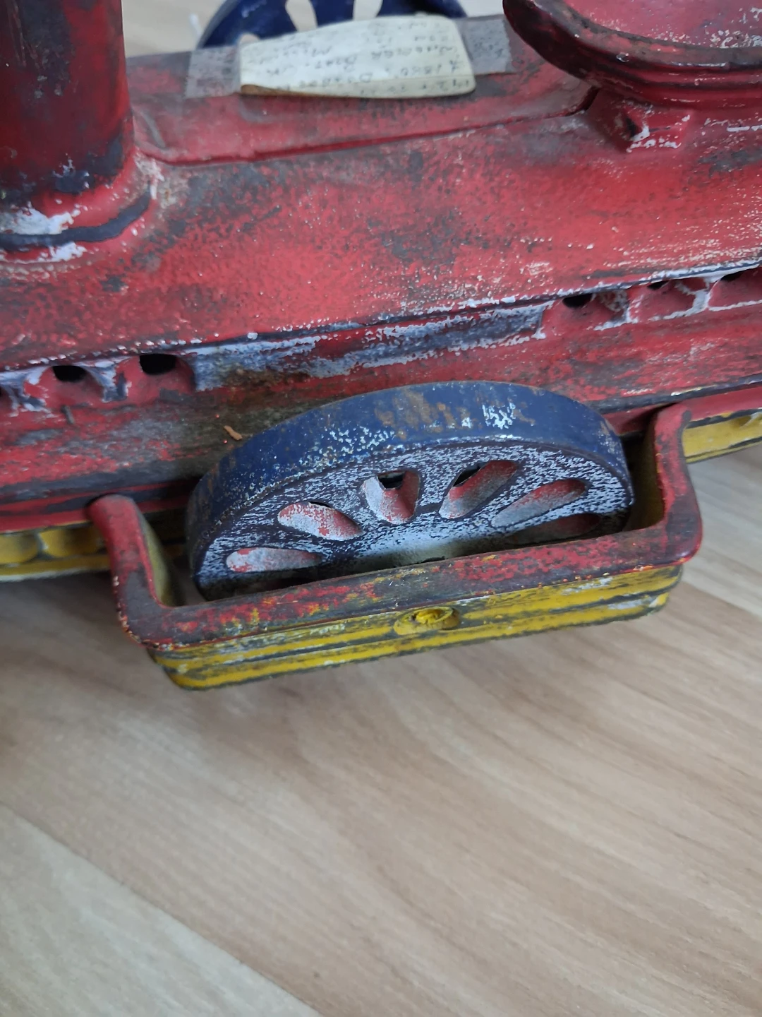 Vintage Cast Iron Paddle Wheeler Boat Toy - photo 2