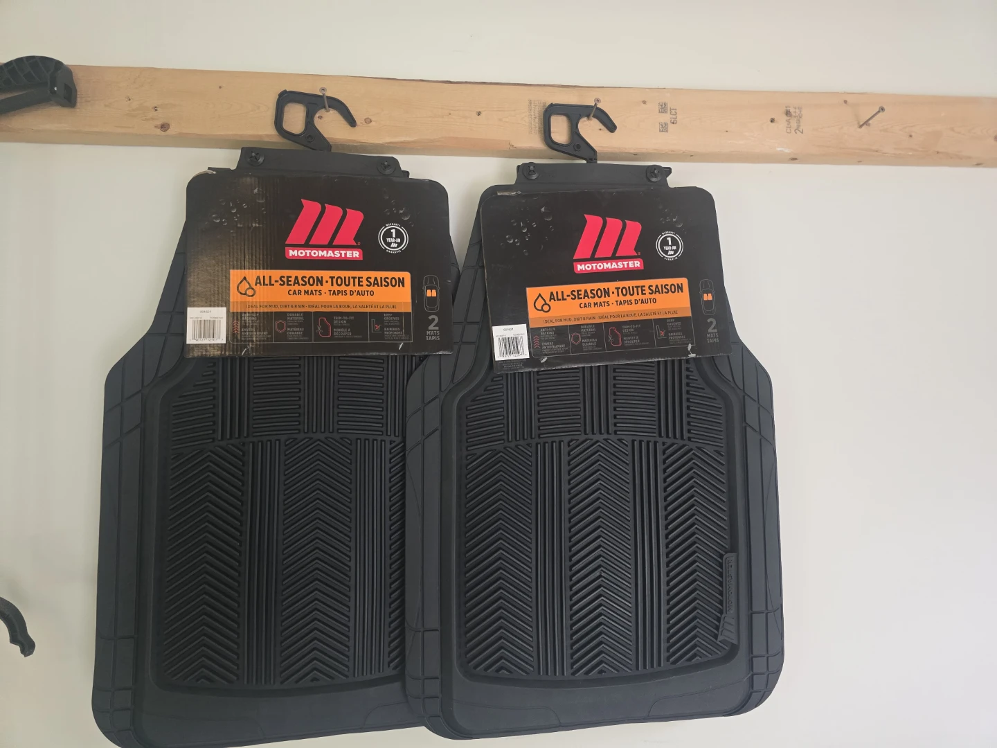 MotoMaster All-Season Car Mats - 2 Pack
