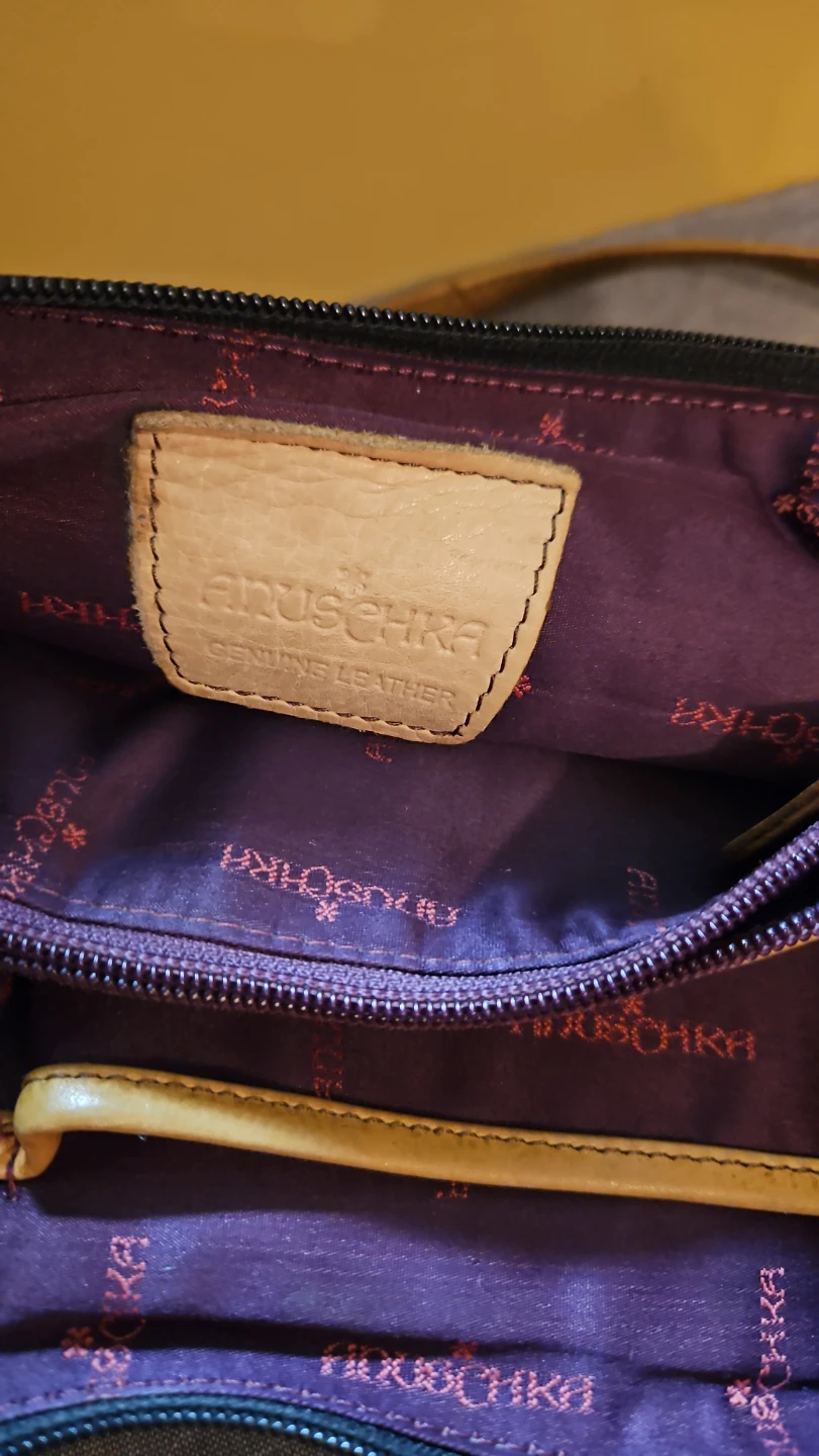 Anuschka Hand-Painted Genuine Leather Shoulder Bag - photo 4