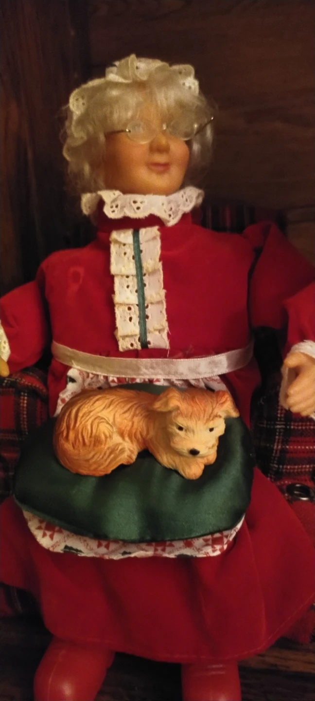 Set of Two Christmas Dolls - photo 2