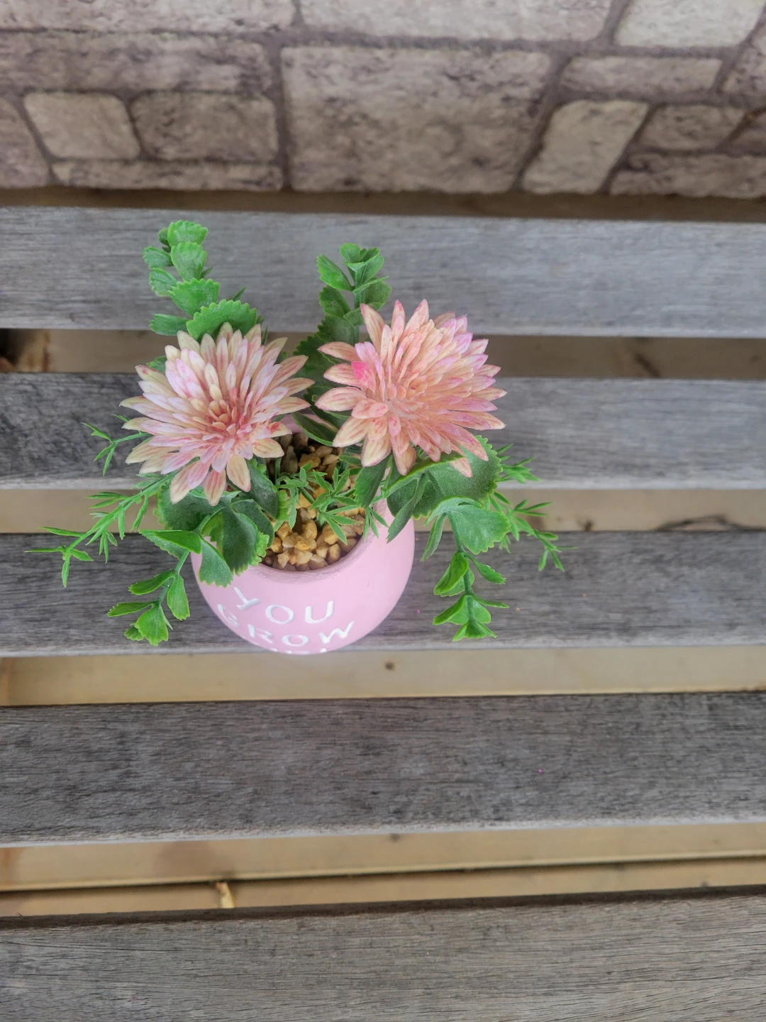 Cute Faux Flower Pot - photo 2