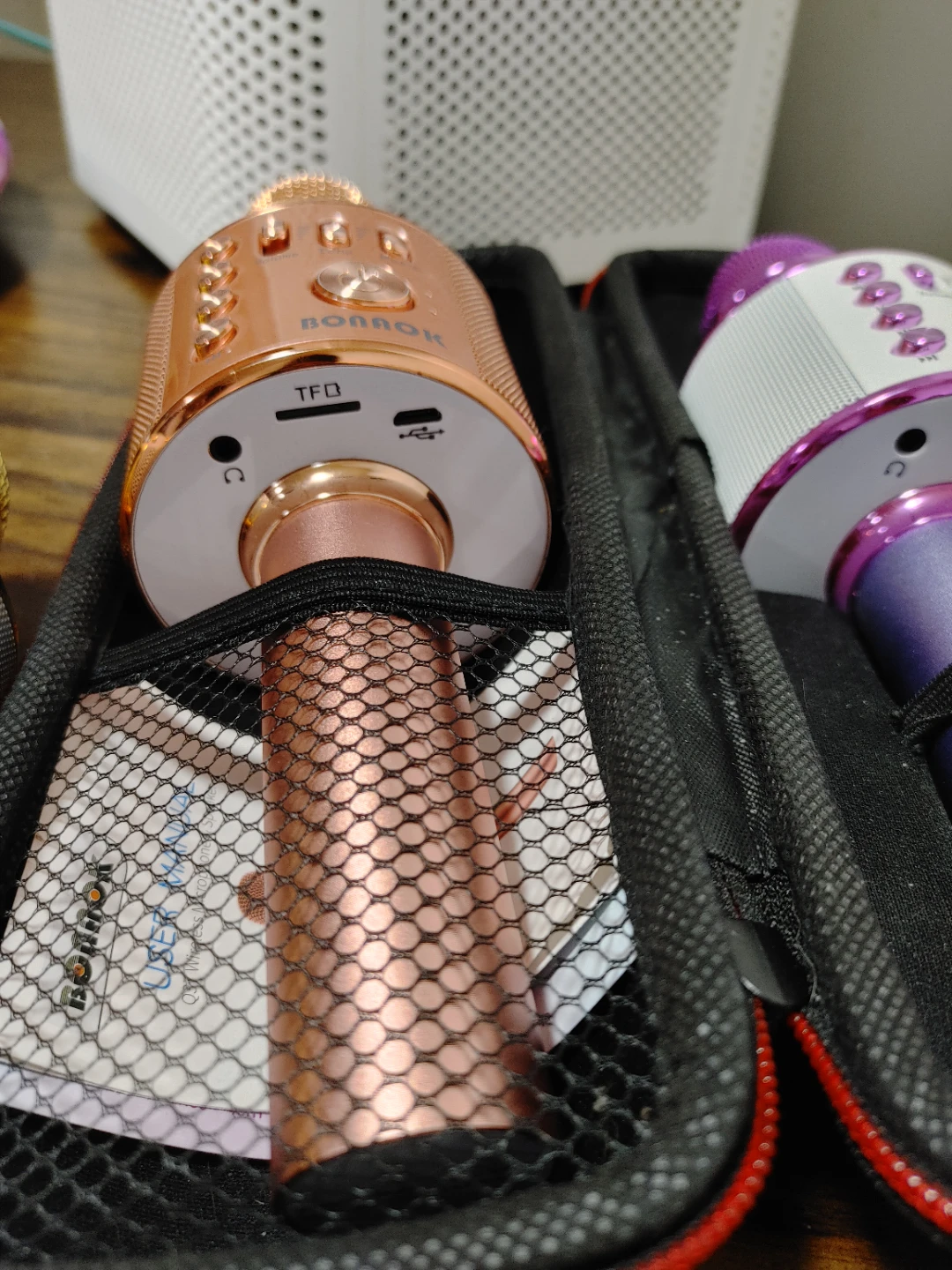 BONAOK Wireless Karaoke Microphones - Set of 3 - photo 3
