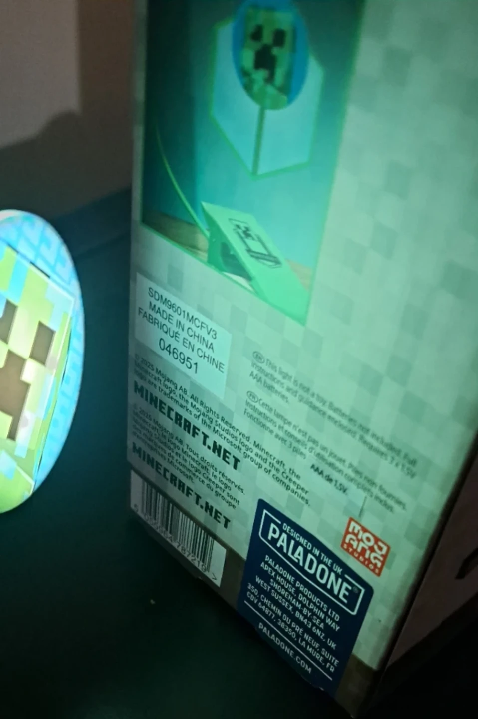 Minecraft Creeper Book Light - Paladone x 2 - photo 5