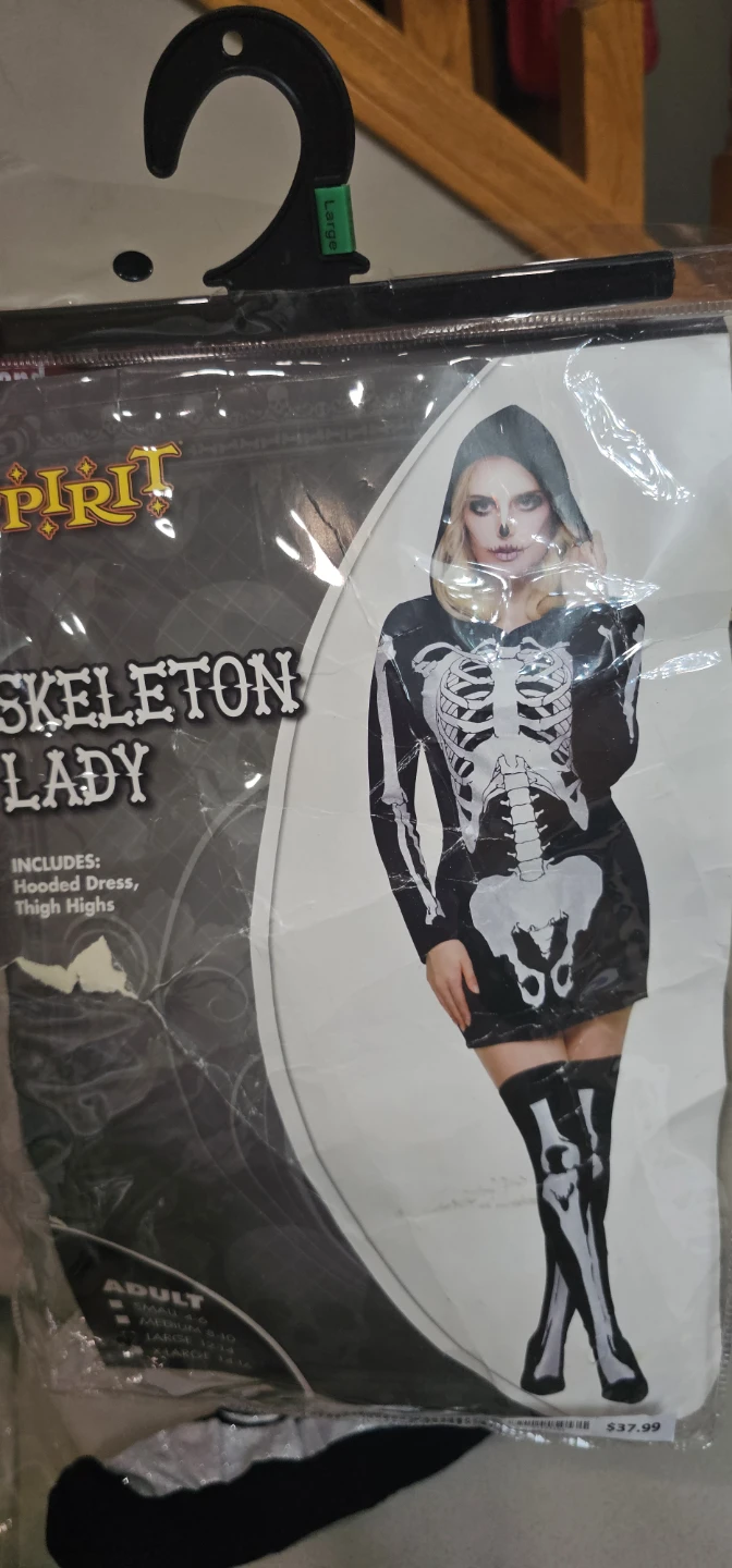 Spirit Halloween Skeleton Lady Costume - Large - photo 2
