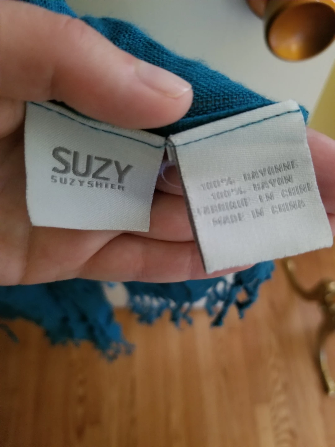 Suzy Shier Turquoise Scarf - photo 2
