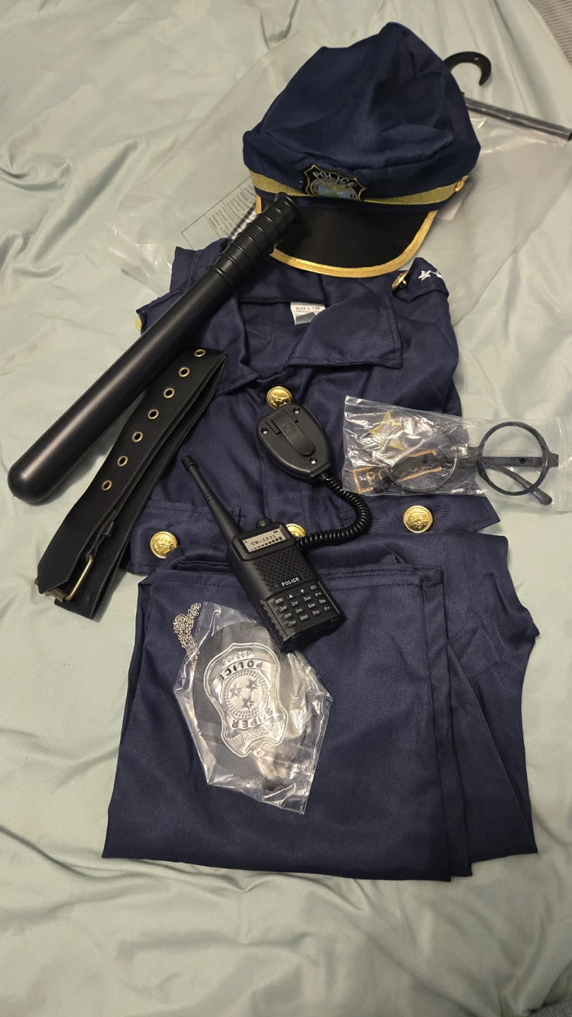 Police Officer Costume for Kids size 130 - photo 2