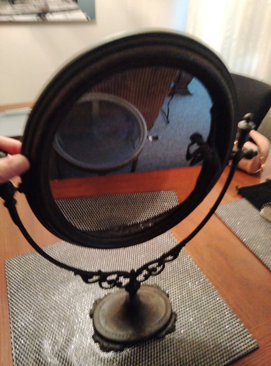 Vintage Style Tabletop Vanity Mirror - photo 2