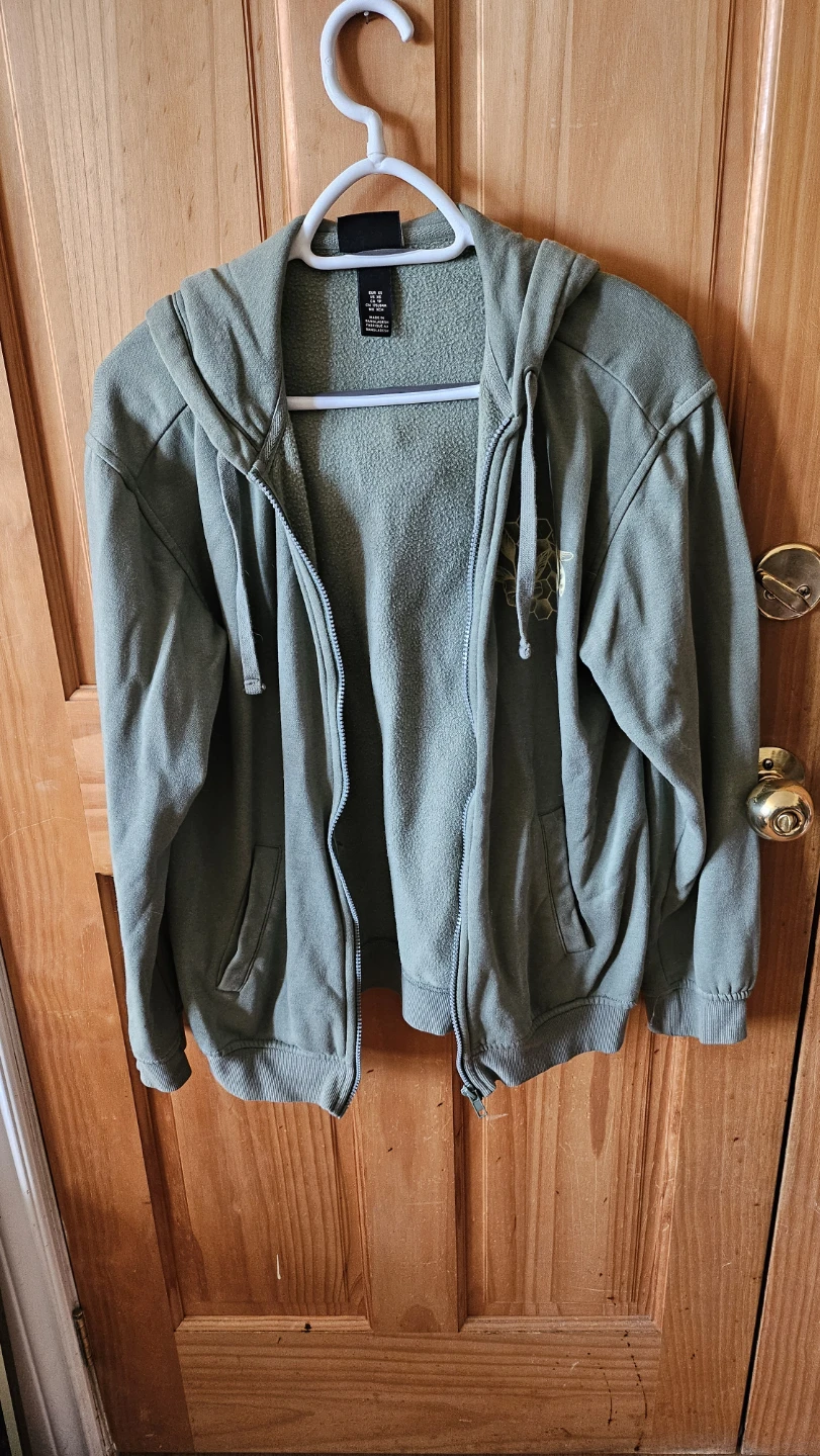 Graphic Zip-Up Hoodie