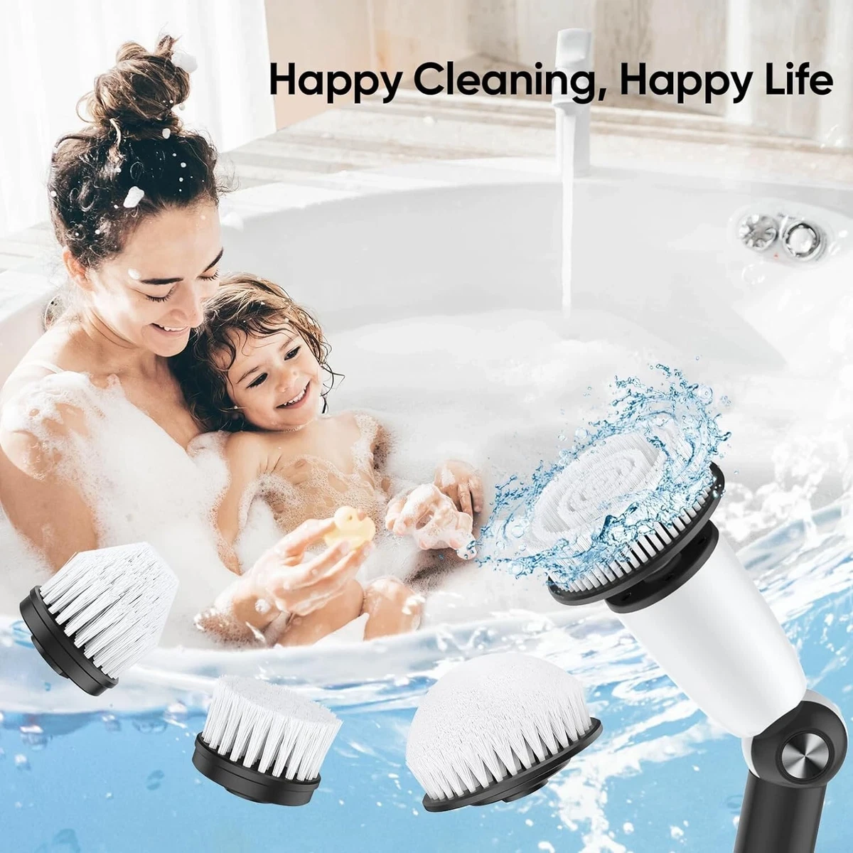 Electric Power Scrubber with Extendable Handle - photo 4