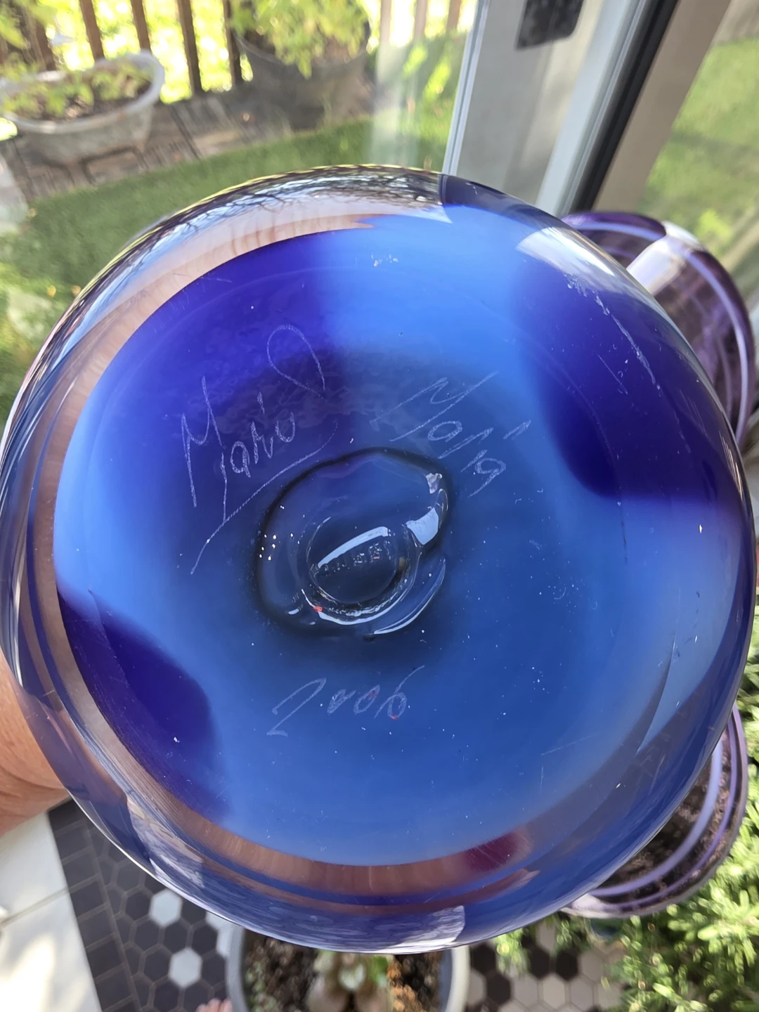 Mario Mola Studio Art Glass Bowl 2006 - photo 5