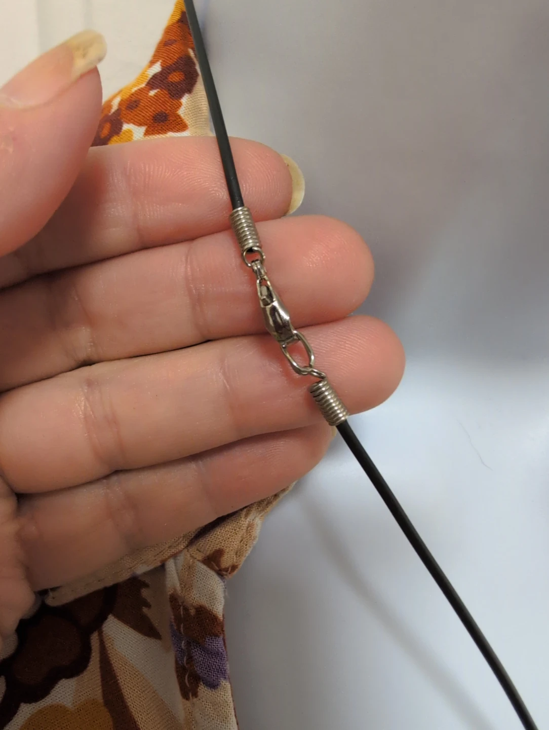 Rhinestone Mouse Pendant Necklace - photo 3