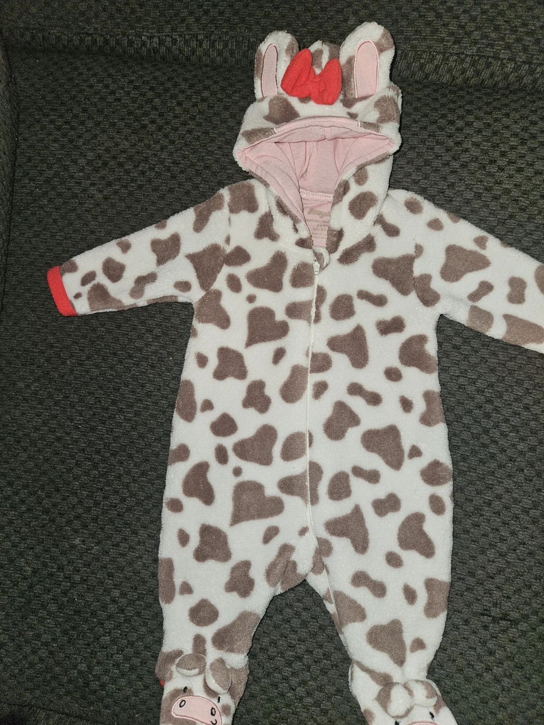 Snugabye Newborn Cow Onesie - photo 2