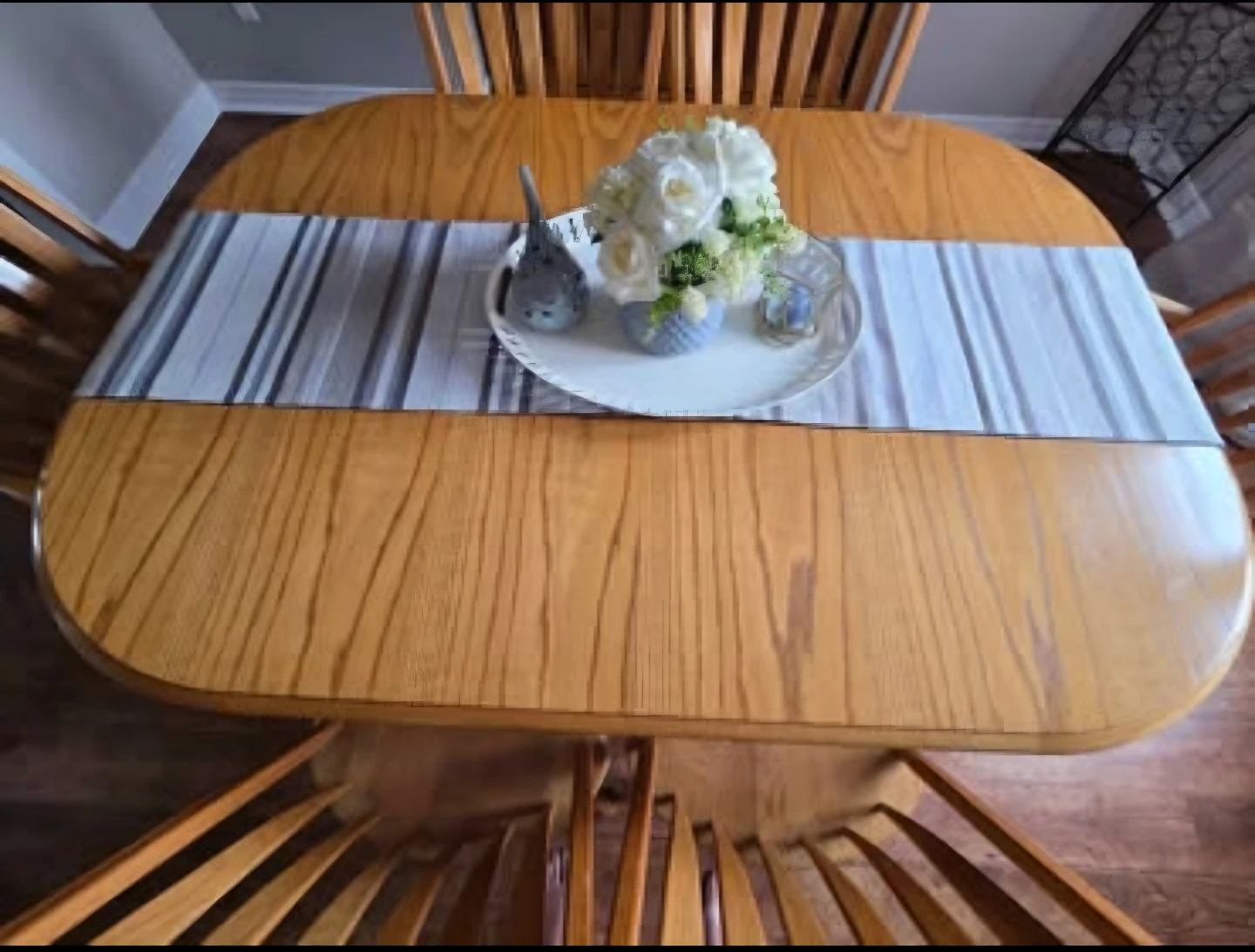 Oak dining room set - photo 2