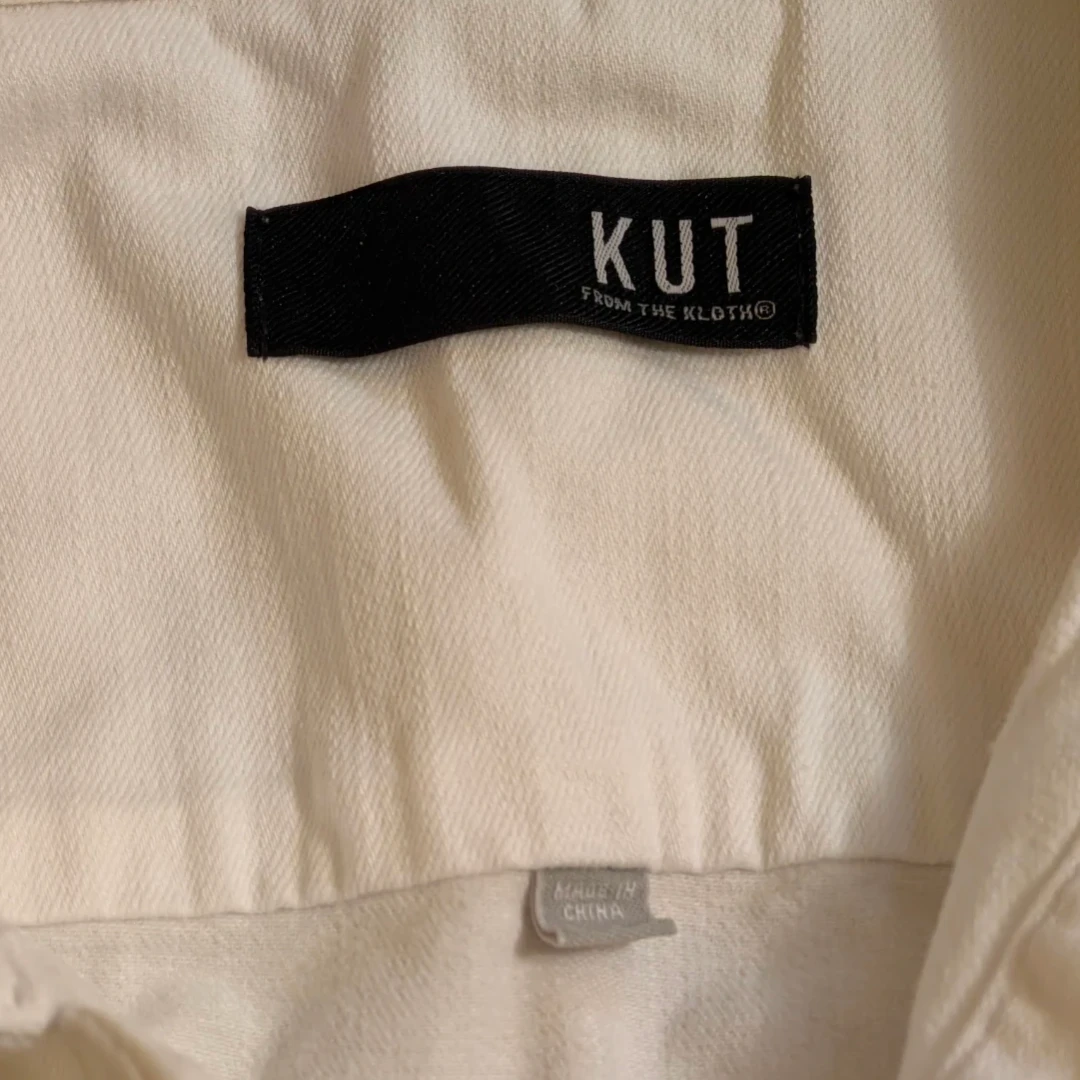 KUT from the Kloth White Denim Jacket - photo 5