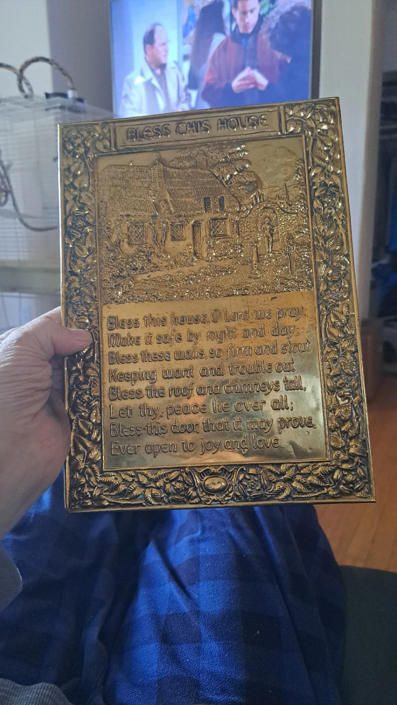 Vintage Brass Wall Decor Set