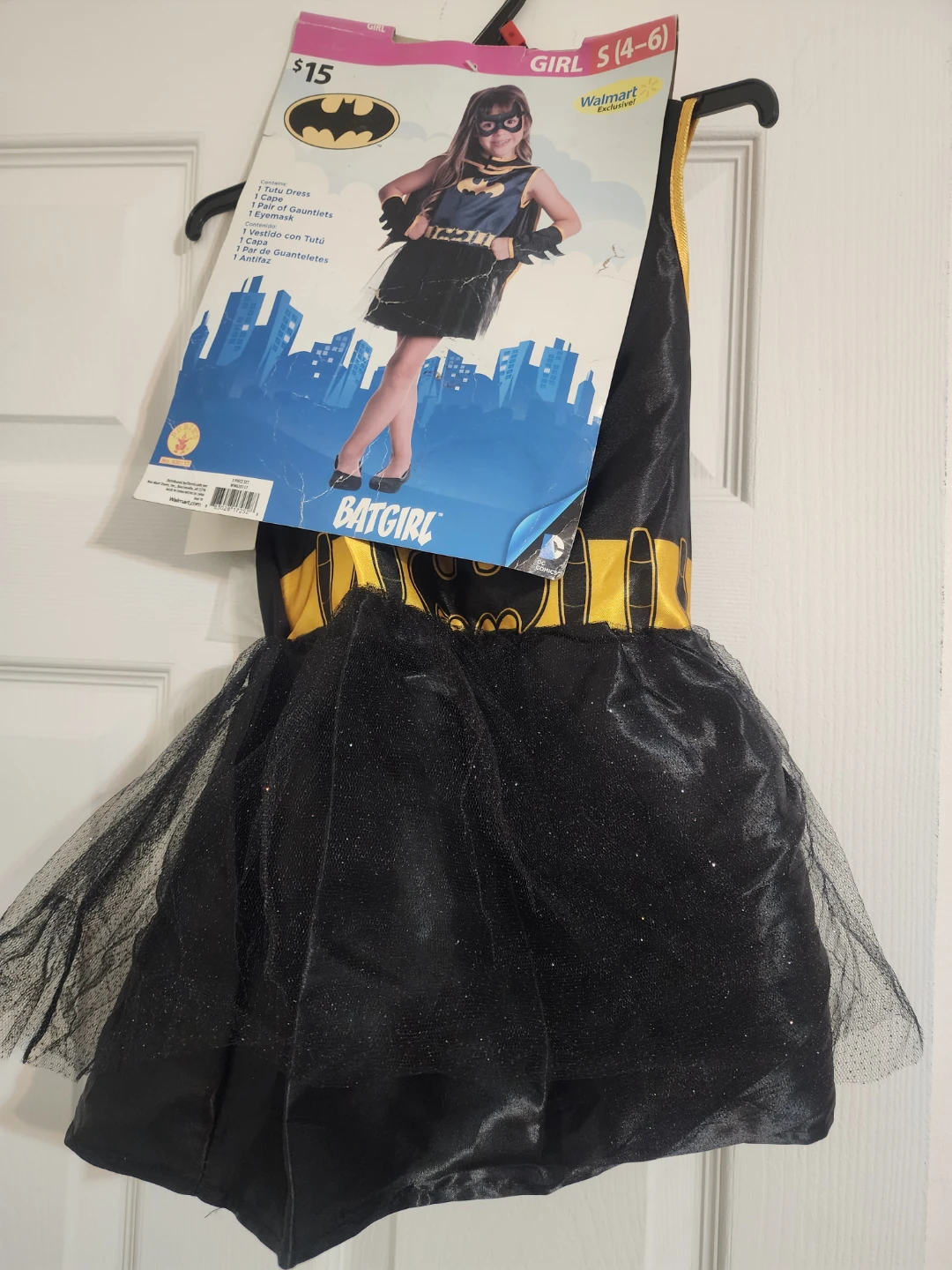 Rubie's Batgirl Costume Set Girl's Size S (4-6) M(8_10