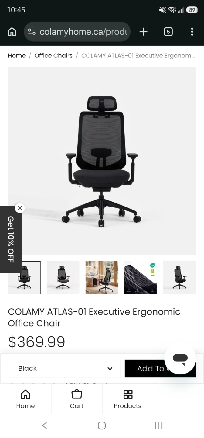 COLAMY ATLAS-01 Executive Ergonomic Office Chair - photo 3