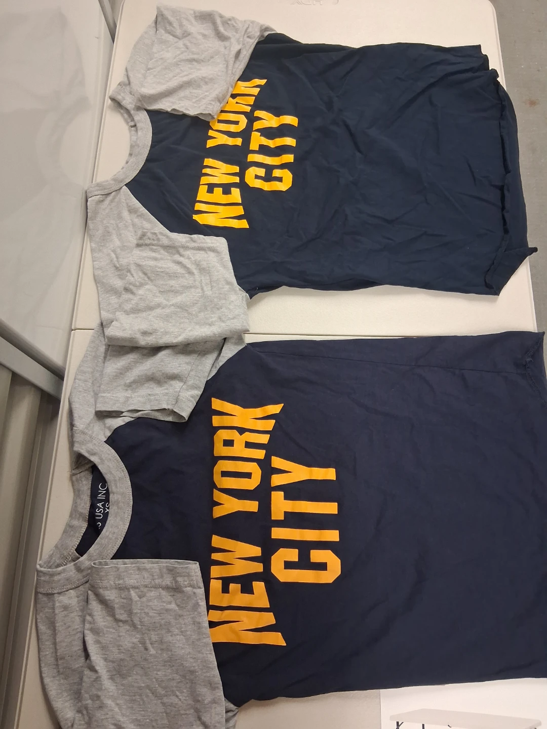 Two New York City Raglan T-Shirts