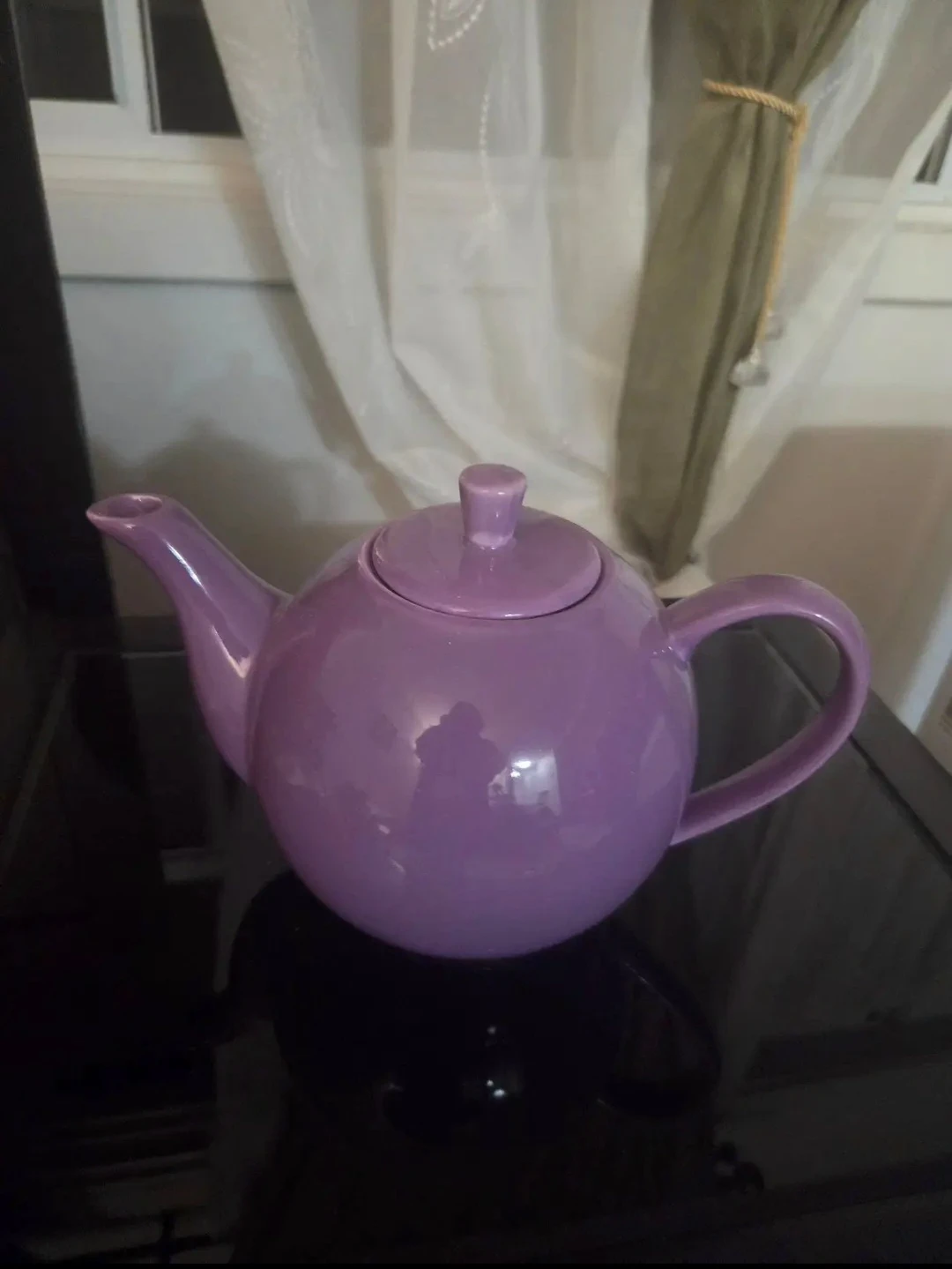 Lavender Ceramic Teapot with Infuser