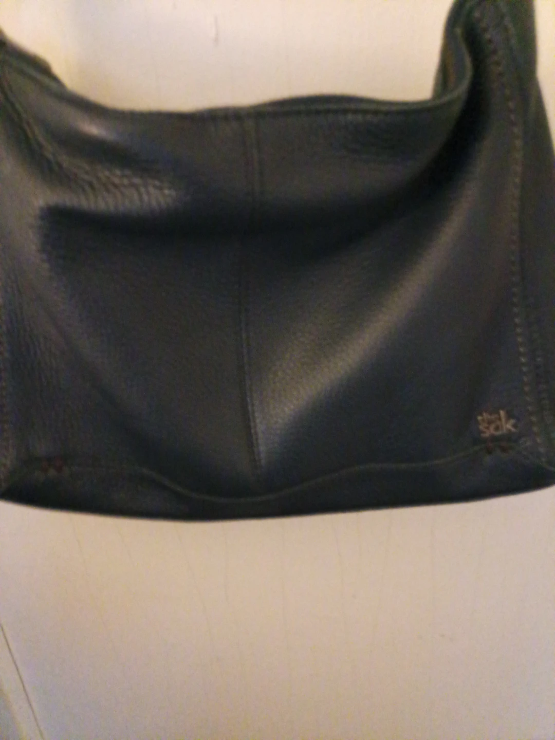 The Sak Black Leather Shoulder Bag