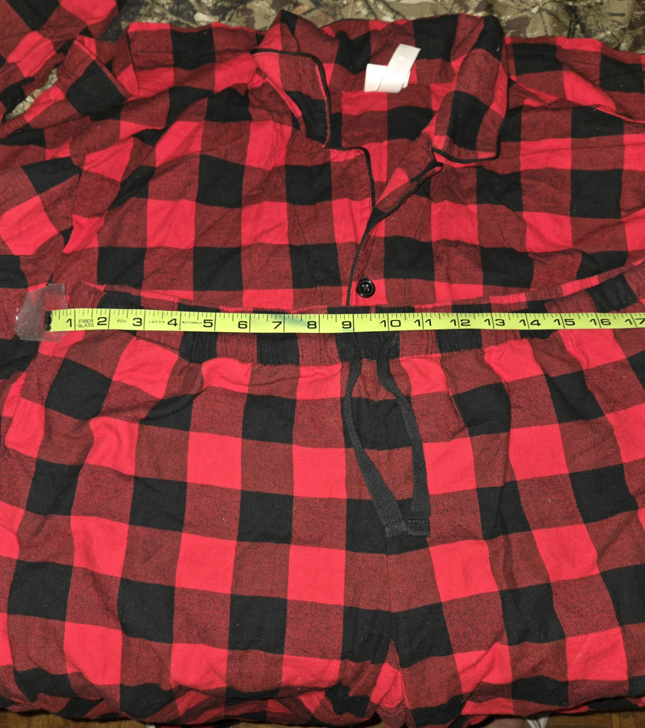 Wondershop Plaid Flannel Pajama Set in a Ladies XL - photo 5