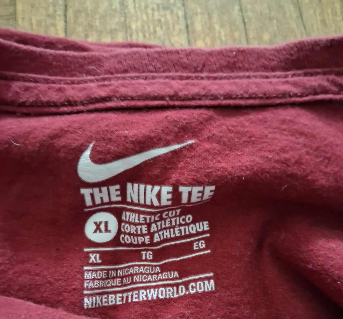 Maroon Nike Graphic T-Shirt XL - photo 2