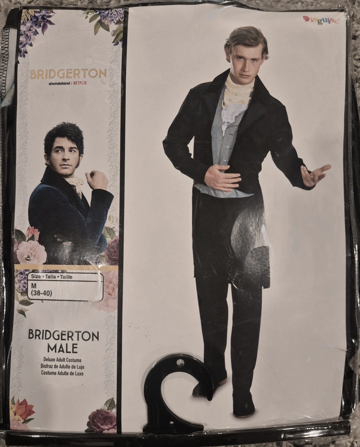 Bridgerton Male Deluxe Adult Costume Size M (38-40)