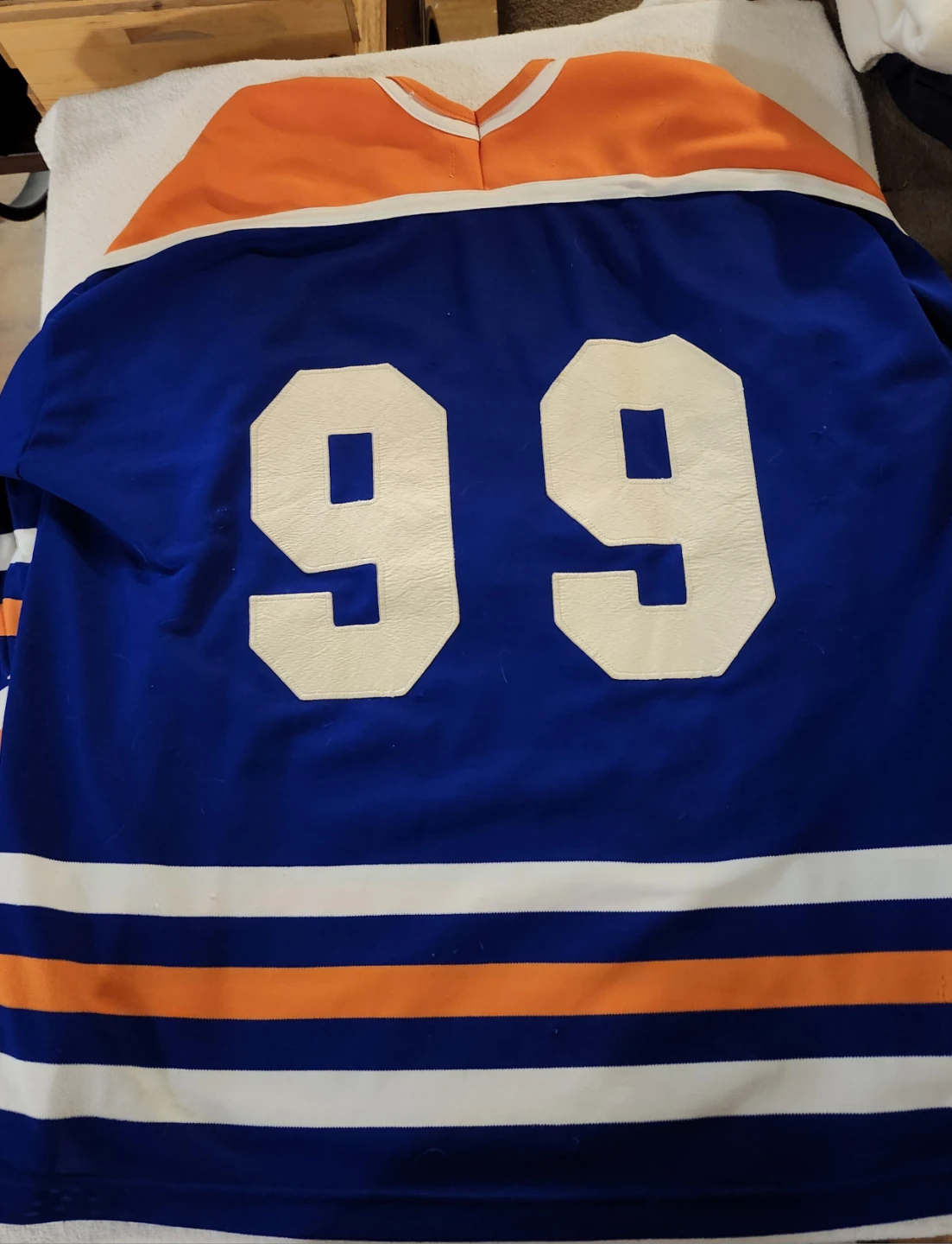 Vintage Edmonton Oilers Maska Ultrafil Jersey 99 - photo 2