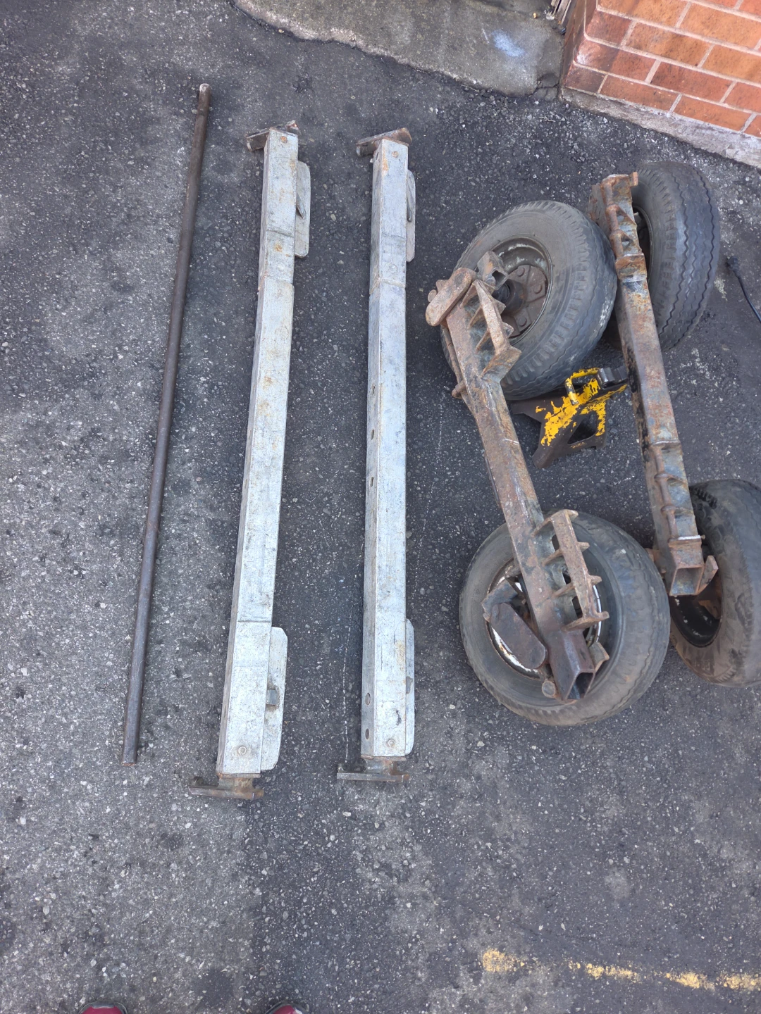 Tow truck dolly full assembly