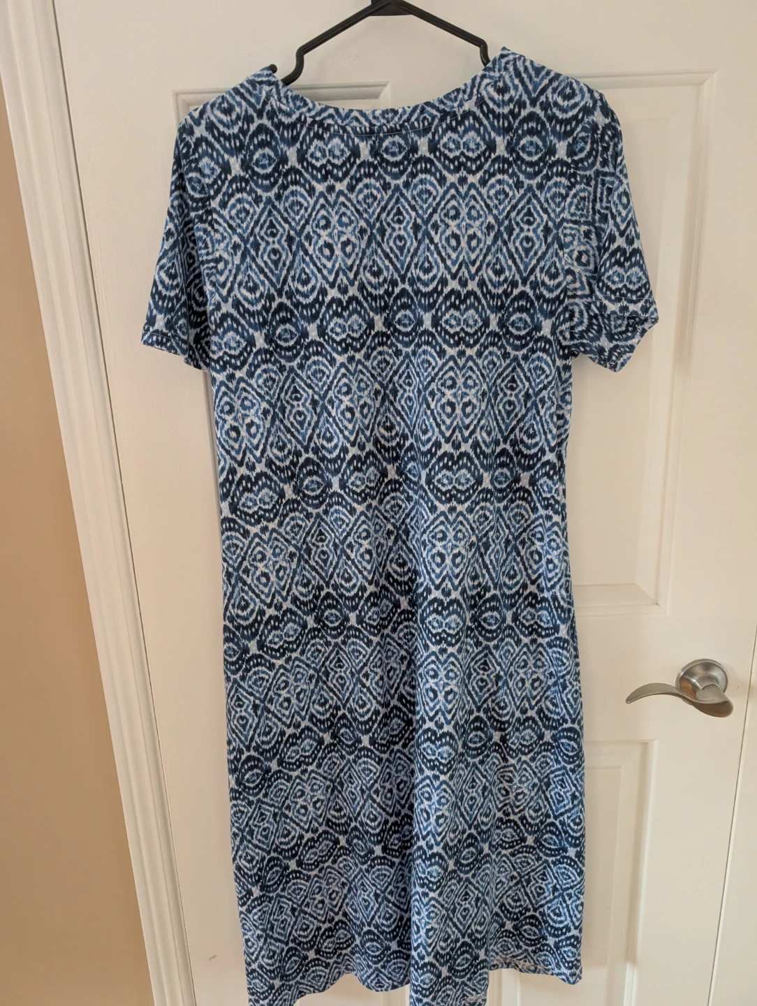 Joe Fresh Blue Patterned Dress Size M - photo 3