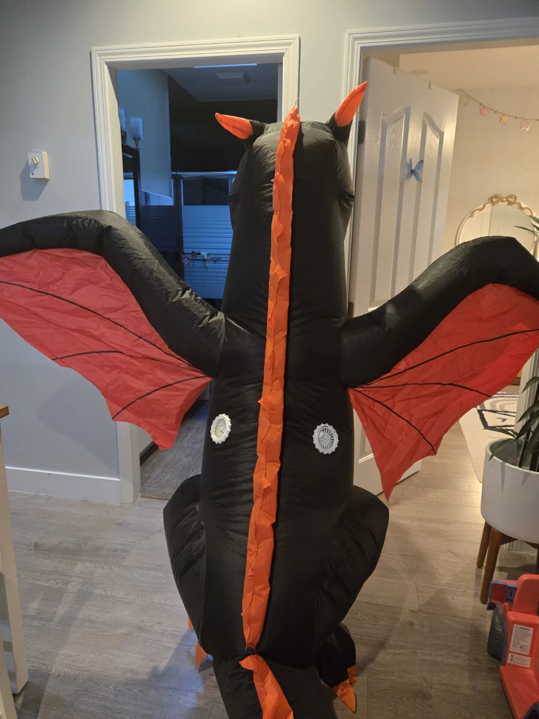 Kids halloween inflatable costume fire dragon - photo 5