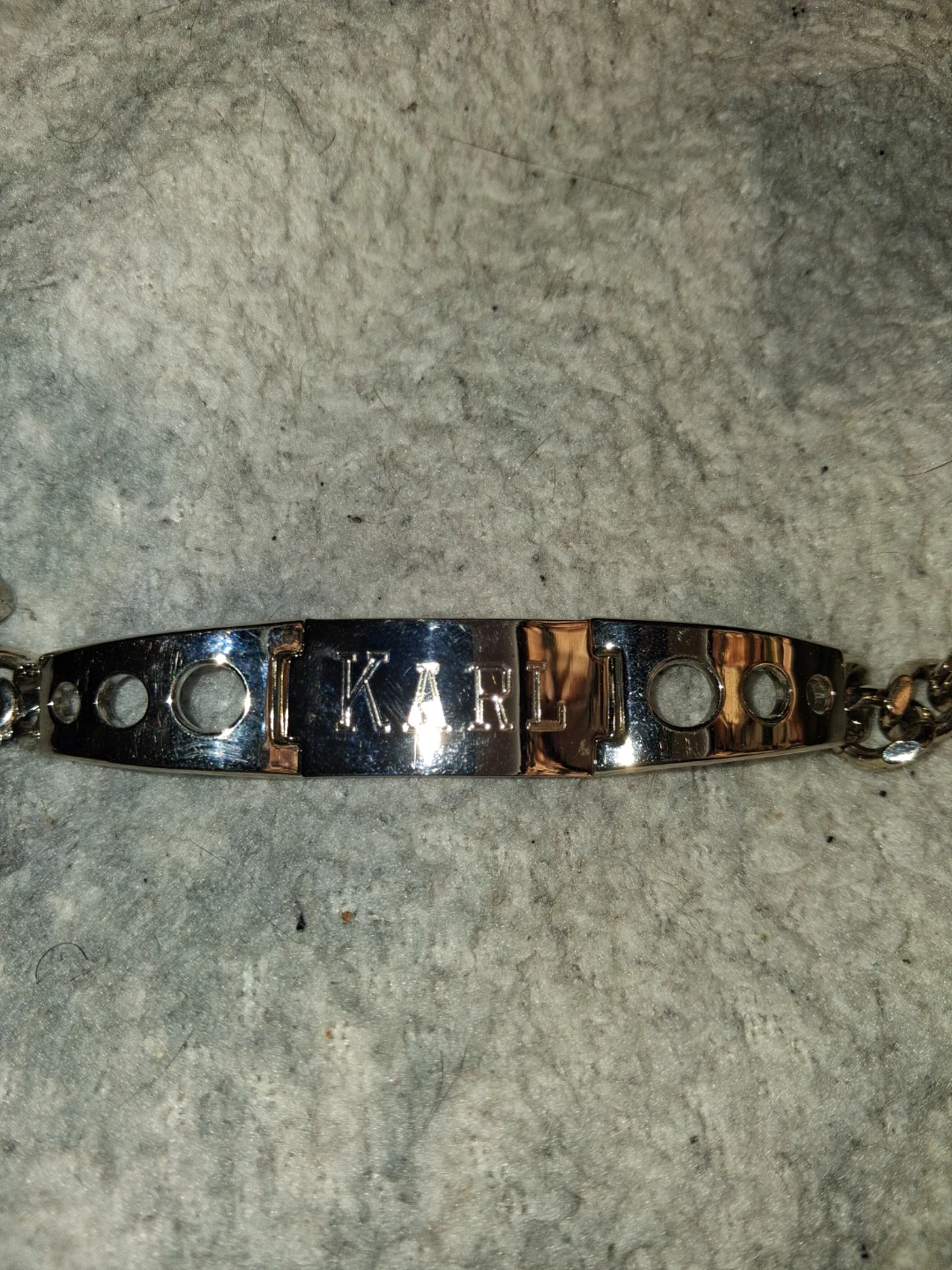 Karl Lagerfeld silver-tone chain bracelet