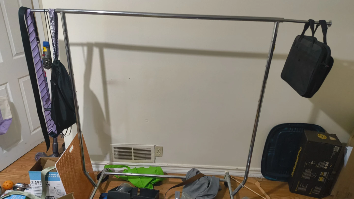 Chrome Garment Rack
