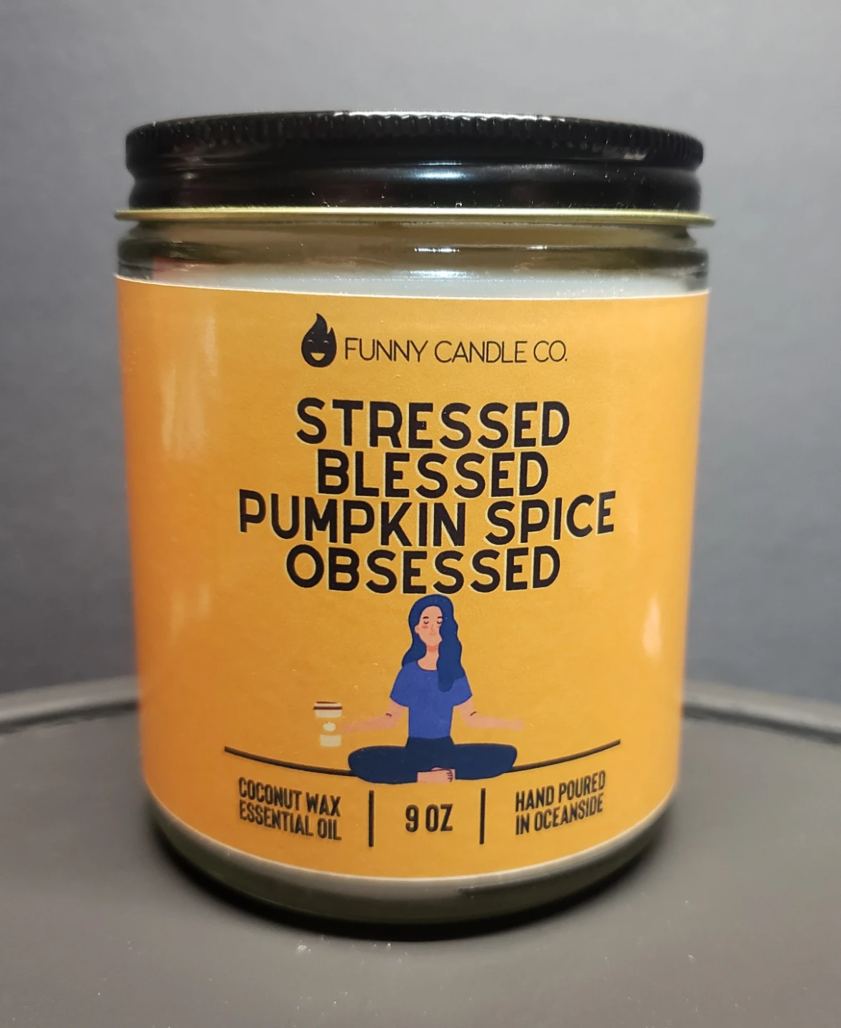Funny Candles. Pumpkin Spice Obsessed