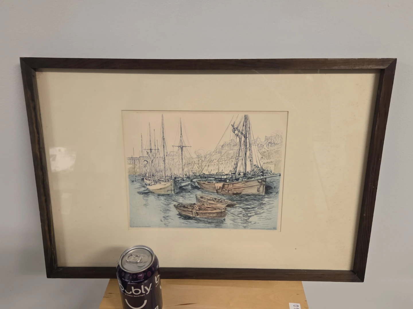 H. Cheffer Etching - Le Port de Douarnenez - photo 2
