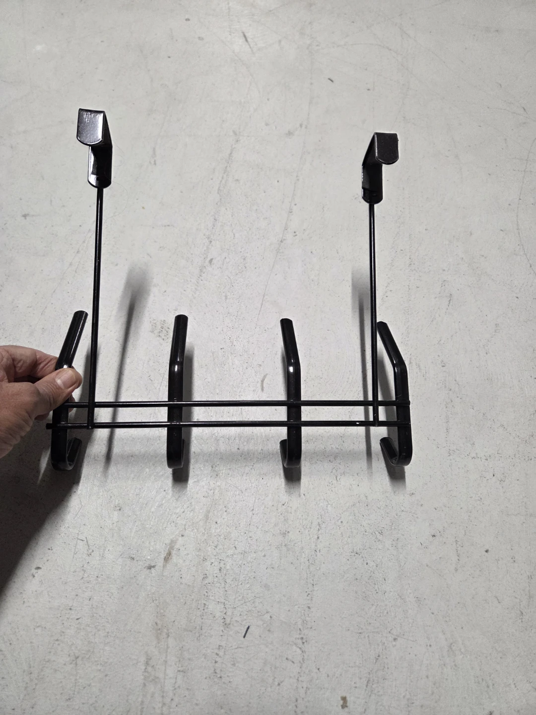 Black Over-the-Door Coat Rack - photo 4