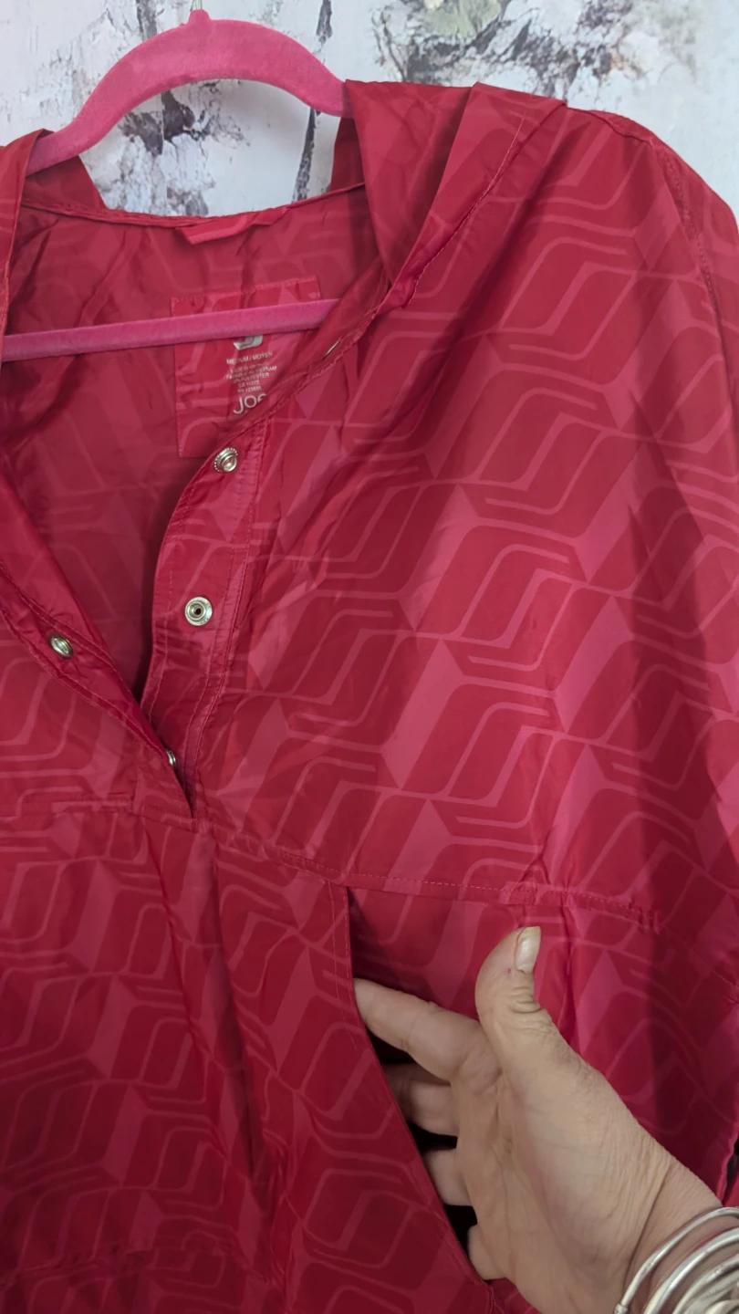 Joe Fresh Red Patterned Pullover Anorak - photo 5
