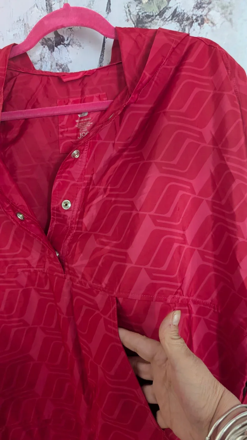 Joe Fresh Red Patterned Pullover Anorak - photo 5