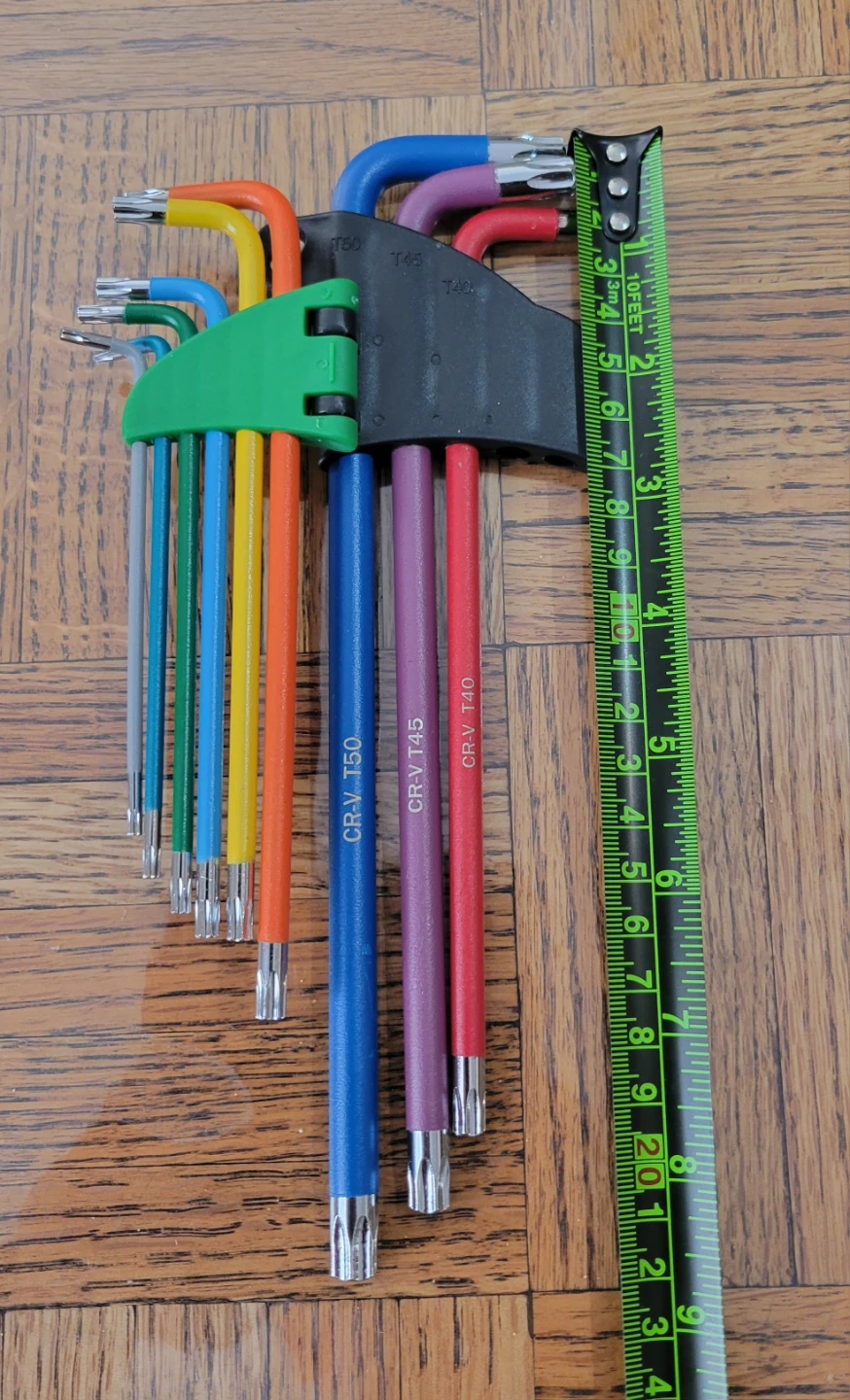 Brand new Color-Coded Star Bit Torx Key Set